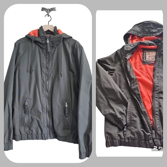 ARIZONA JEAN COMPANY LIGHTWEIGHT ZIP FRONT JACKET - Picture 1 of 9